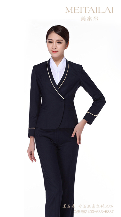 资阳中式风酒店服装定做