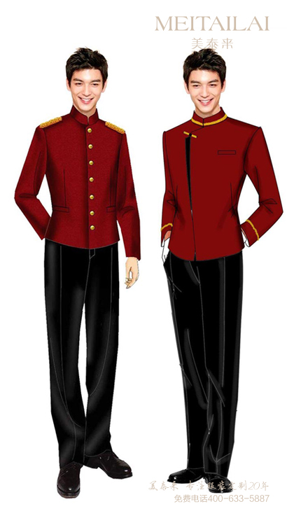 资阳时尚休闲风酒店服装